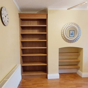 Bespoke English Oak Bookcase/Bookshelf.