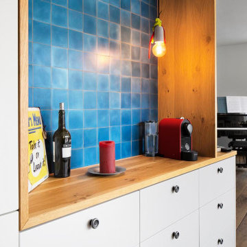 Konzept und Innenausbau Dachgeschosswohnung
