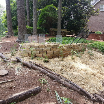 Rock Raised Veggie Garden Bed