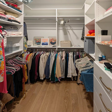 Panoramic Penthouse: Organized Walk-In Closet