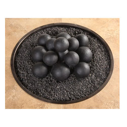 Hi-Heat Ceramic Sphere Kit with Lava Granules - Fire Pits