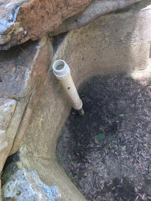 Need help identifying pipe in backyard pond!