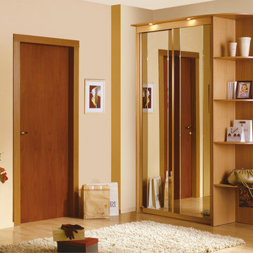 Baikal Mirror Wardrobe with Corner Shelf