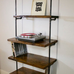 Various custom shelving completed - Media Racks And Towers