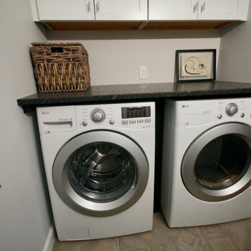 Main floor half bath laundry room