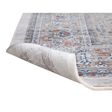 Abacasa Summit Chevak Natural, Blue, Rust Area Rug, 4x6