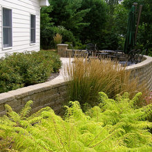 cottage - retaining wall