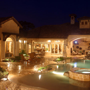 Double Beach Entry Pool