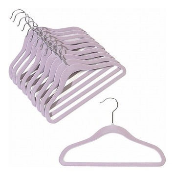 Children's Slim-Line Hanger, Lavender, Set of 20
