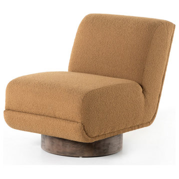 Bronwyn Swivel Chair, Copenhagen Amber