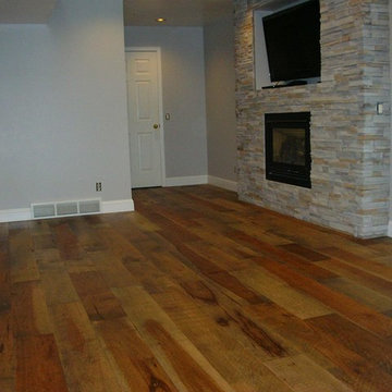 Barnwood Hickory Hand Scraped Custom Oil Finish
