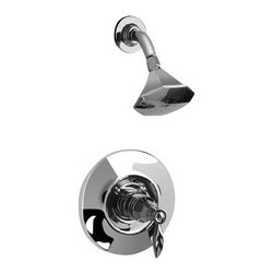Graff - Graff Hexagonal Pressure Balance Shower Set, G-7110-LM14 - Showerheads And Body Sprays