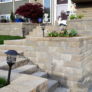 Terrace patio and stairs