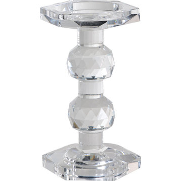 Lead Crystal Candle Holder