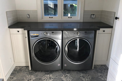 Example of a laundry room design in Santa Barbara