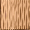 Sahara Vertical 4ft. x 8ft. Glue Up PVC 3D Wall Panels, Brushed Copper