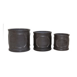 Clayfibre Chelsea Cylinder - Outdoor Plant Pots & Planters