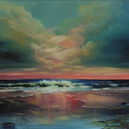 Breaking Dawn 50 x 70 cms Oil on Canvas - Paintings