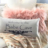 Babe Cave Boss Motivational Quote Doublesided Pillow for Women/Teens