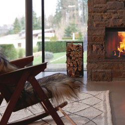 Chimeneas de Le&ntilde;a con puerta Guillotina - Indoor Fireplaces