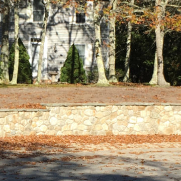 Harwich New England Round Veneer Retaining Wall