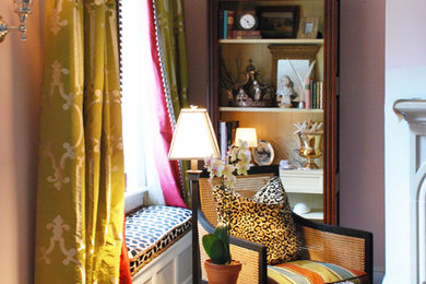 Inspiration for a timeless living room remodel in Other