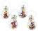 NOVICA Worry Not And Upcycled Light Bulb Ornaments (Set Of 4)