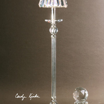 Uttermost Kalena Silver Crystal Buffet Lamp