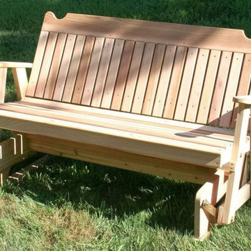 Outdoor Wood Gliders & Rockers