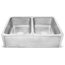 Anning Farmhouse Apron-Front Stainless 32" Kitchen Sink, Brushed Stainless Steel