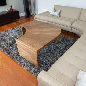 Walnut coffee table