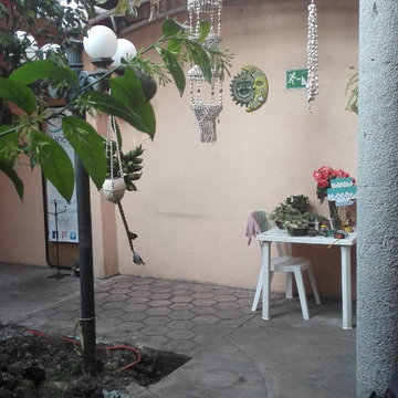 Diseño para terraza exterior en restaurante