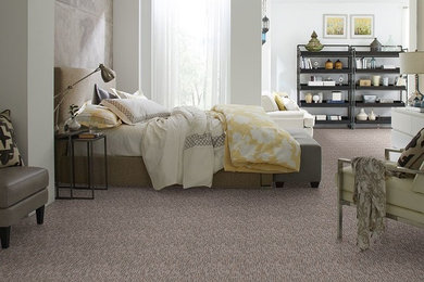 Inspiration for a contemporary bedroom remodel in Minneapolis