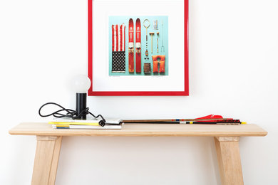 Trendy living room photo in Other