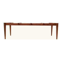 Walnut & White Marble Dining Table - Products