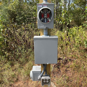 RV Service Pole Installation – Jay, FL