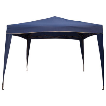 10'x10' Navy Blue Pop-Up Outdoor Canopy Gazebo