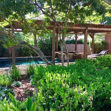 Swimming Pool Oasis With Custom Pergola