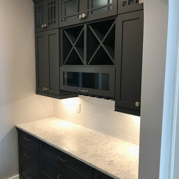 Custom Amish Cabinetry and Waypoint Cabinetry- Extra White and Peppercorn Grey