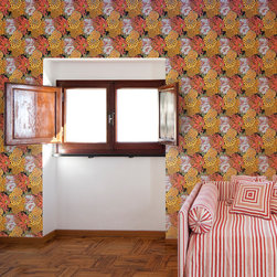 Floral Evolution Wallpaper Tiles - Wallpaper
