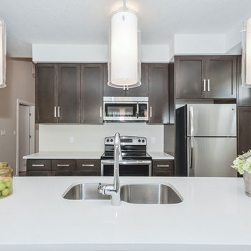 Condo (Vacant) Before and After photos