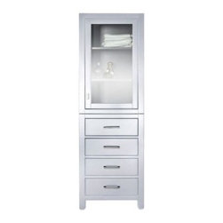 Avanity MODERO Linen Tower MODERO-LT24-WT - Bathroom Cabinets