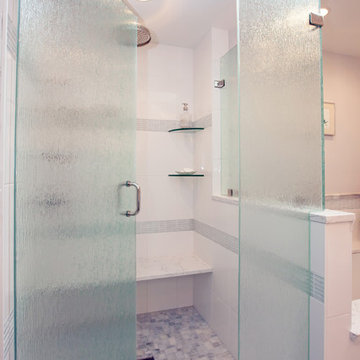Master Bath with Style and Glamor - Hanover, MA
