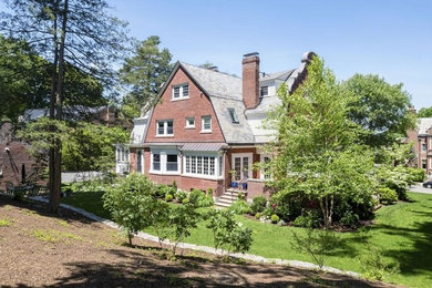 Transitional exterior home idea in Boston
