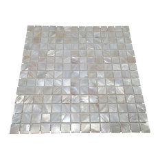50 Most Por Mosaic Tile For 2019 Houzz Mother Of Pearl Natural Sea Shell Tile White