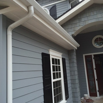 Flat Face Rain Gutters in Los Angeles