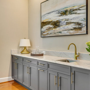 Transitional Kitchen & Wet Bar Design Great Falls, VA