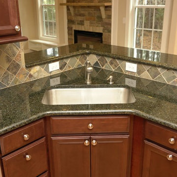 Granite Counter Tops and Stainless Steel Sink
