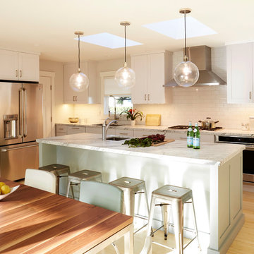 Bright Mid-century Kitchen Remodel