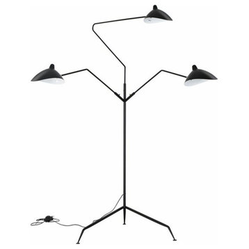 Zoma Mid-century Modern 3-Light Floor Lamp.